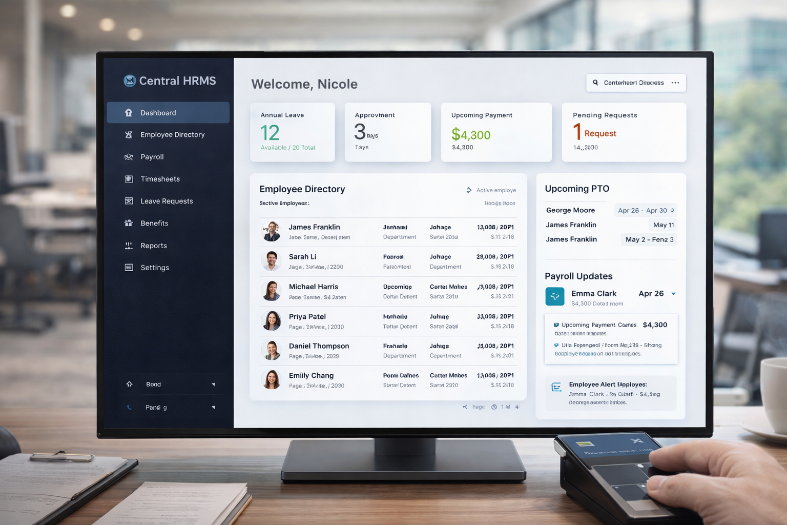 Central HRMS platform preview